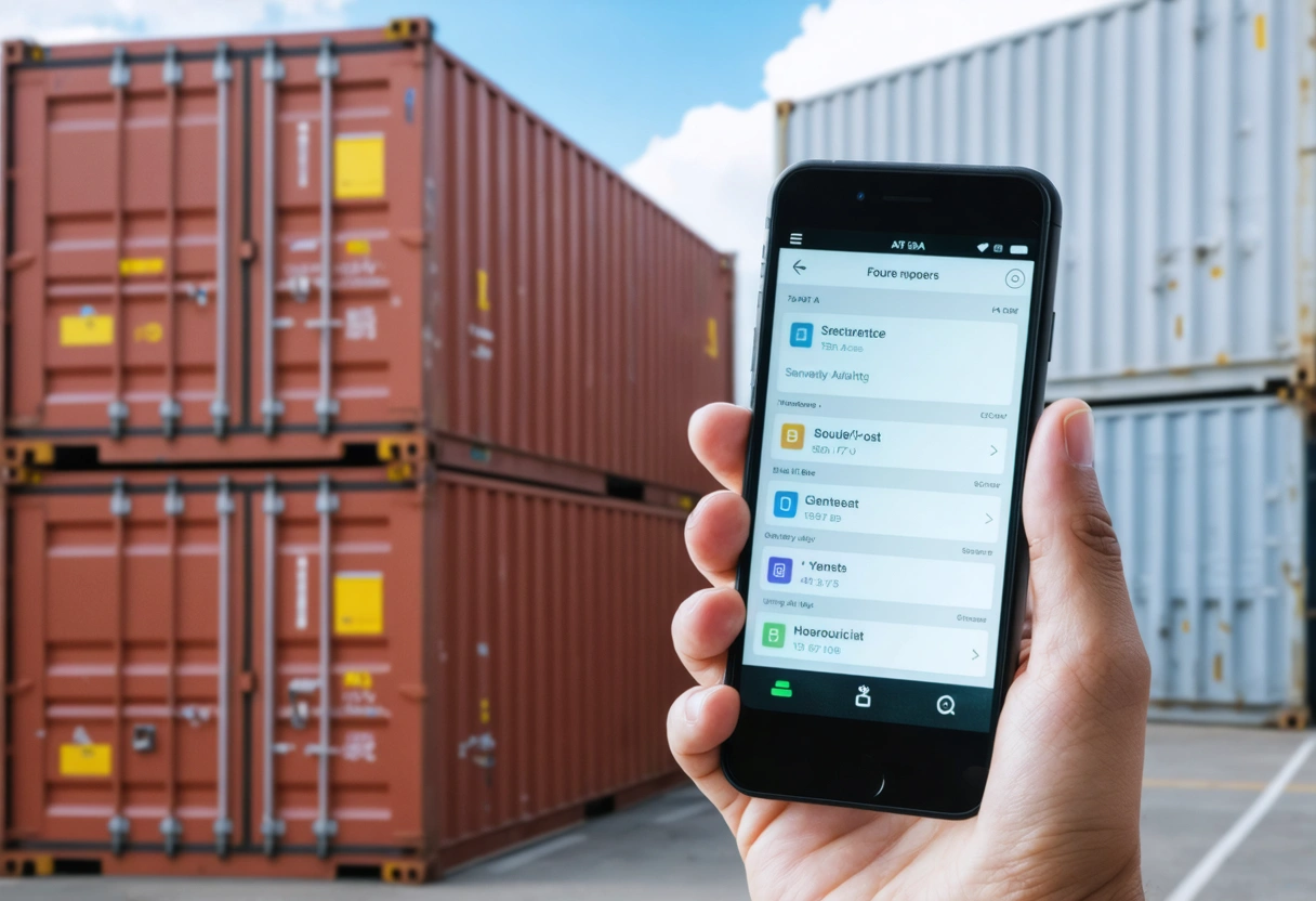 Smartphone showing real-time alerts from IoT security devices